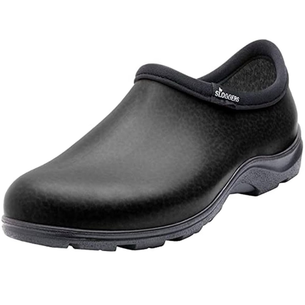 Sloggers Men's Black waterproof work shoe slip on rain and durable garden size 9